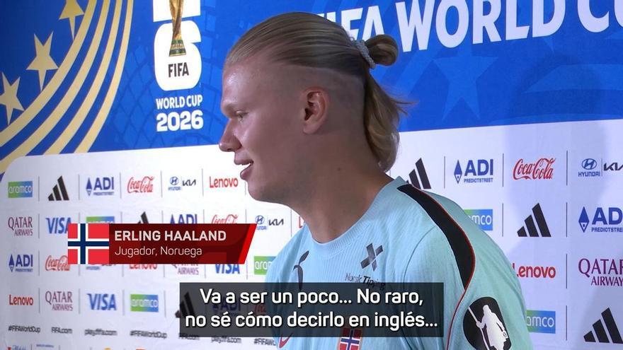 Haaland avisa a Inglaterra: "Será divertido"