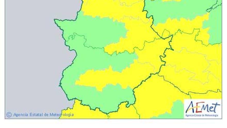 Cáceres y Badajoz se sitúan entre las provincias en riesgo por la borrasca Félix