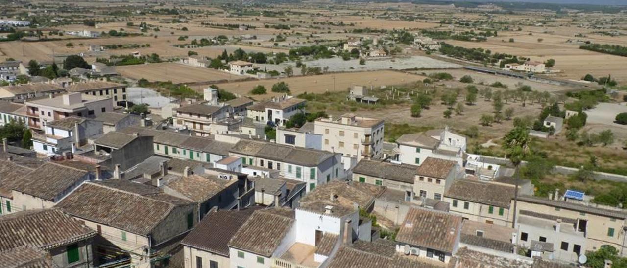 Vista panorámica de Montuïri, un municipio en rehabilitación económica.