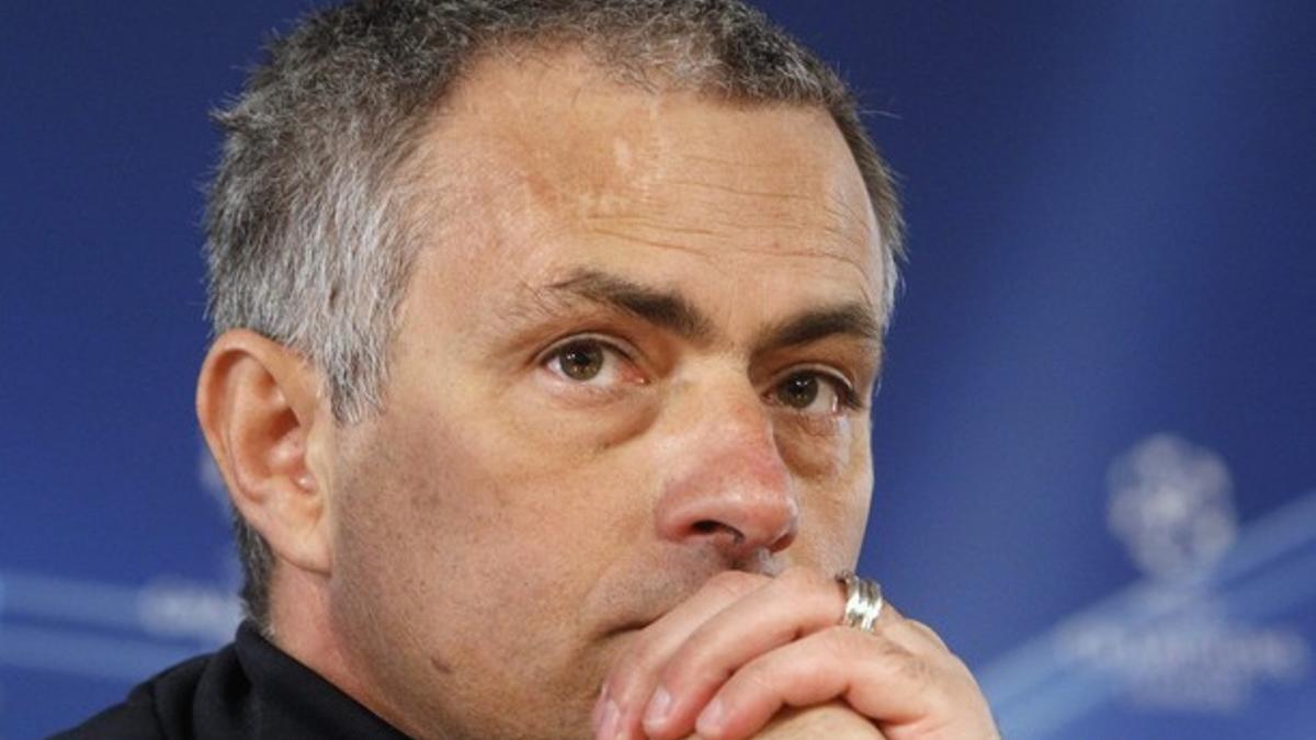 El entrenador del Real Madrid, Jose Mourinho.