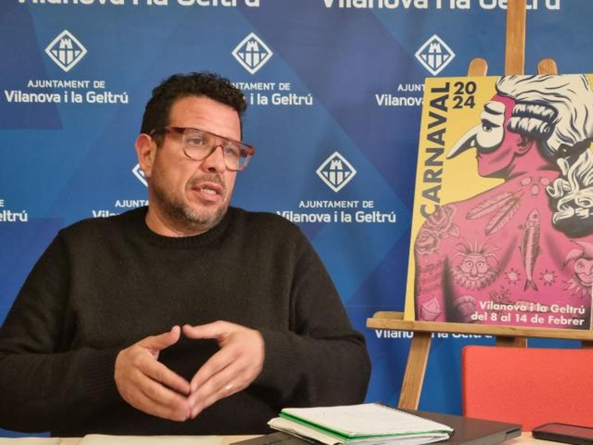 Dídac Santos, presidente de la Federació d'Associacions pel Carnaval (FAC) de Vilanova i la Geltrú