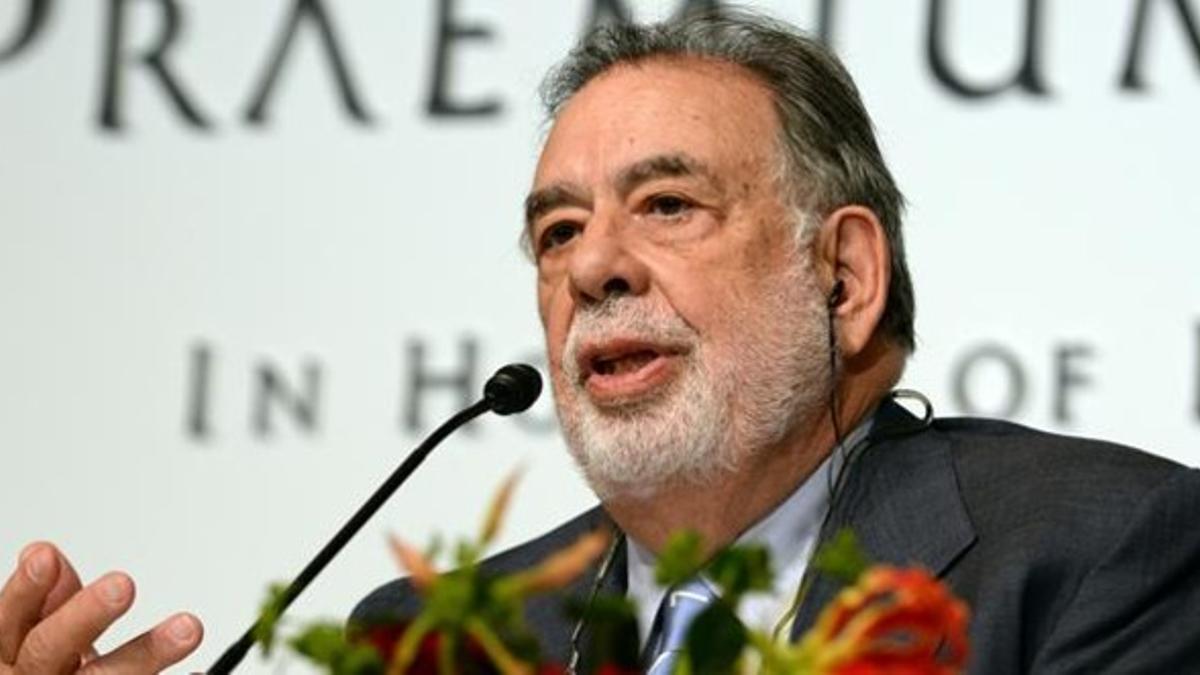 Francis Ford Coppola, durante su rueda de prensa en Tokio.