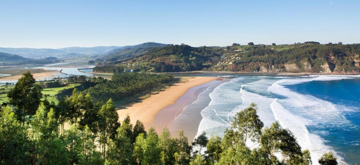 Playa de Rodiles, en Villaviciosa