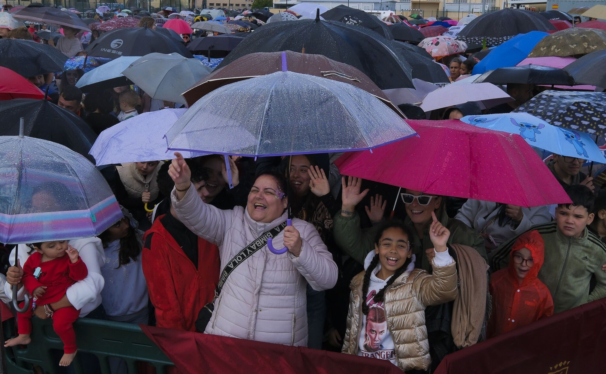 Llegada de los Reyes Magos, en la Base Naval 