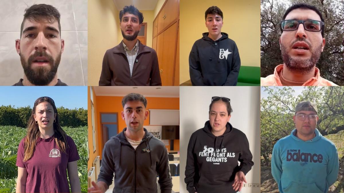 Jévenes agricultores en busca de ayudas para garantizar el relevo generacional.