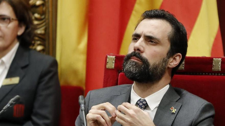 El presidente del Parlament, Roger Torrent.