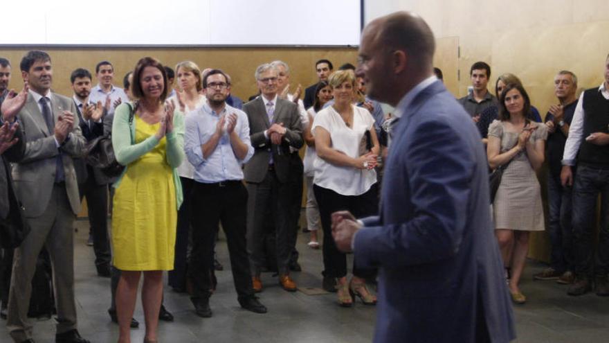 Un moment de la inauguració de les instal·lacions.