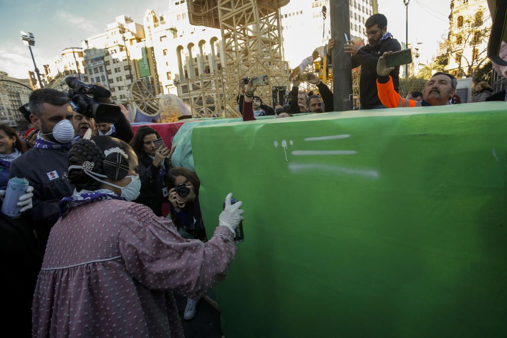 Proceso creativo de la falla municipal