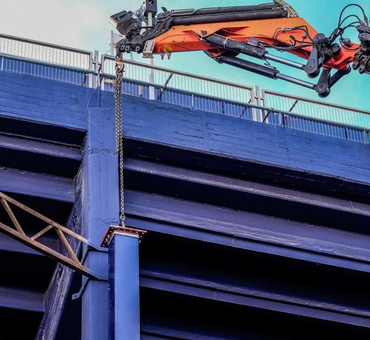 obras de la cubierta del Ciutat de València