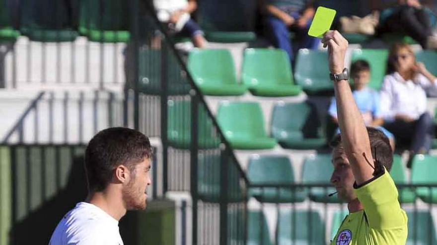 Juanan, en el encuentro ante la Segoviana.