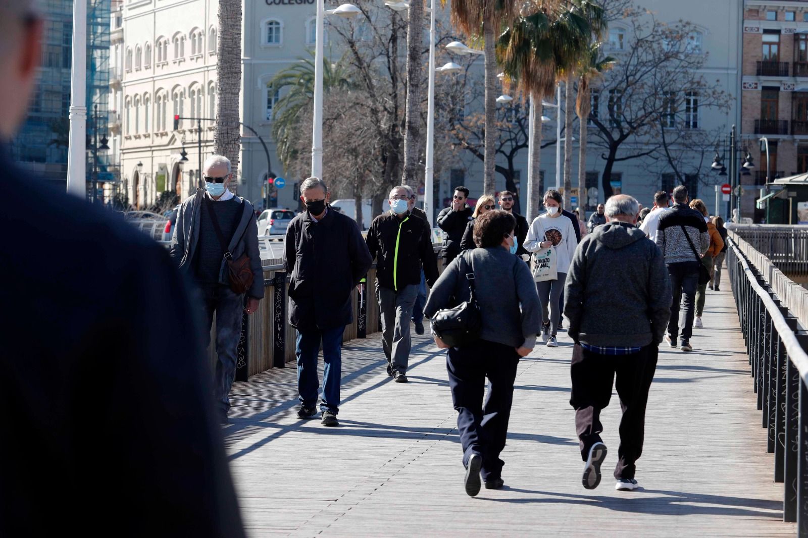 València disfruta al sol del penúltimo domingo de febrero