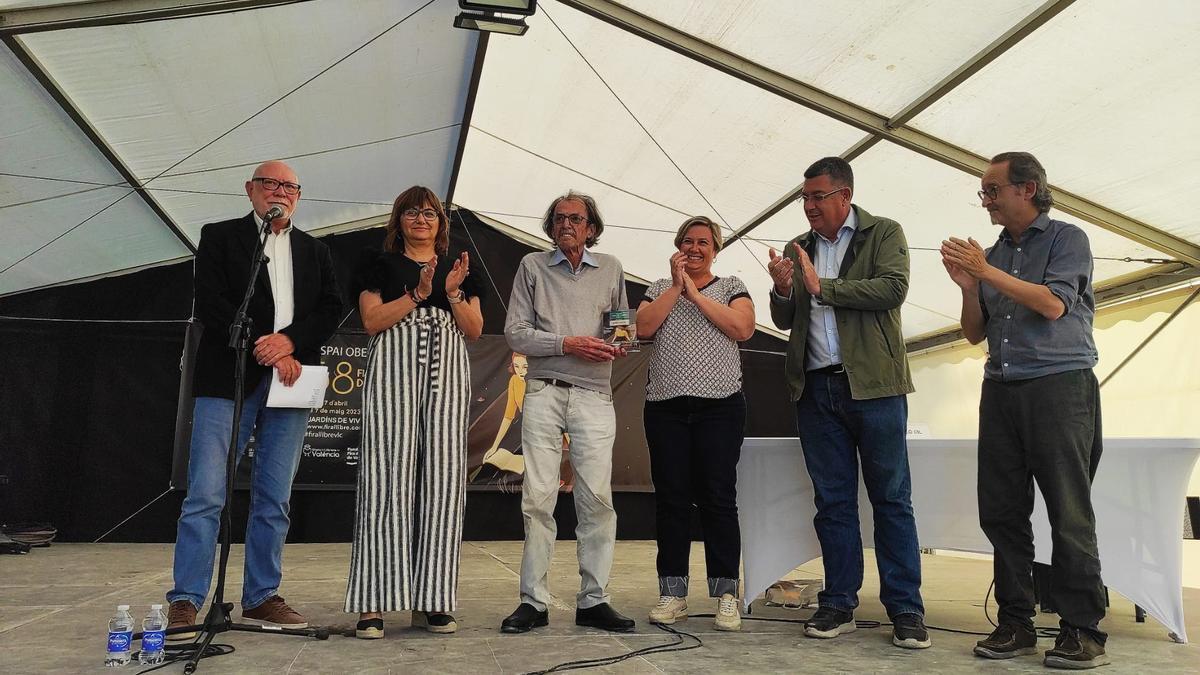 Entrega del Premio Fira de Llibre de València a Josep Piera