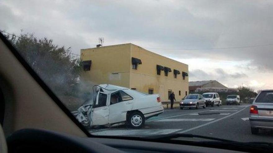 El turisme implicat en el sinistre.