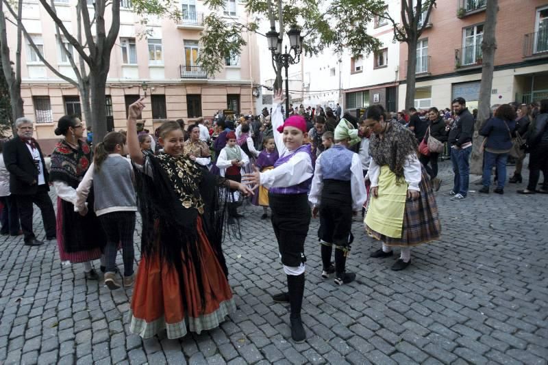 Escuelas de jotas en la Plaza de la Rebolería