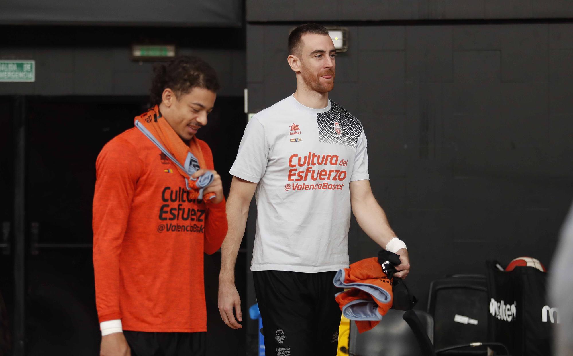 Así fue la sesión de entrenamiento para Valencia Basket