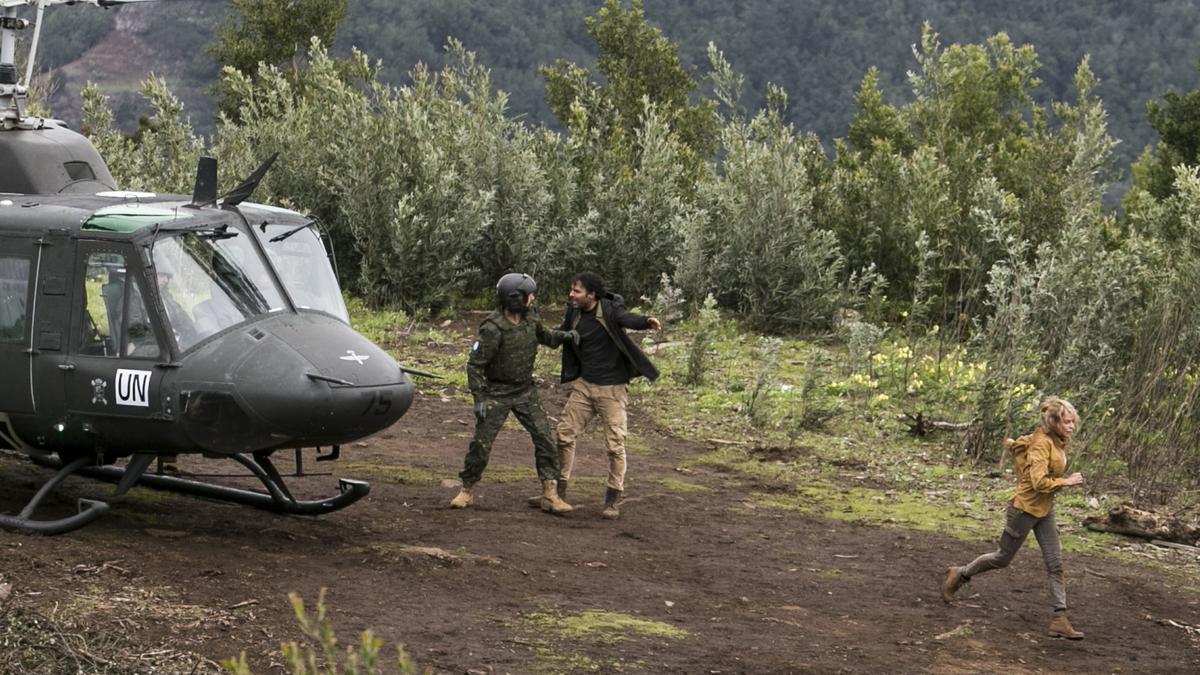 Belén Rueda rueda la película &#039;El Cuaderno de Sara&#039; en Anaga.