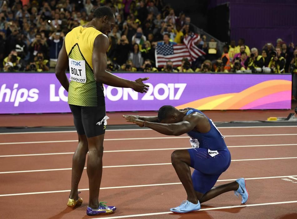 Final de los 100 metros lisos del Mundial de Londres