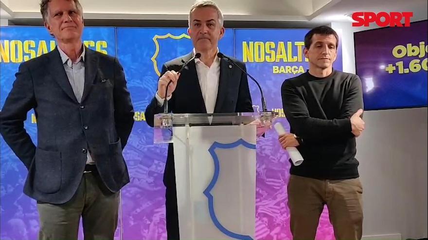 Font pide respeto al presidente saliente del FC Barcelona: "Lo que desprestigia al club es faltar el respeto a los socios que queremos el cambio"