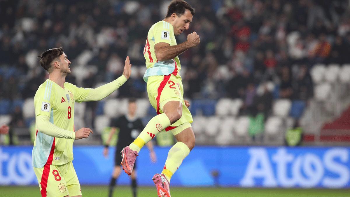 Oyarzabal marcó un doblete frente a Georgia