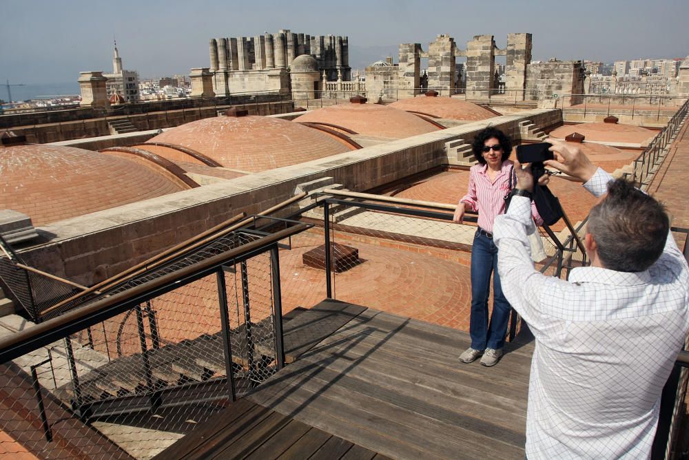 Vistas desde la cubierta de la Catedral de Málaga