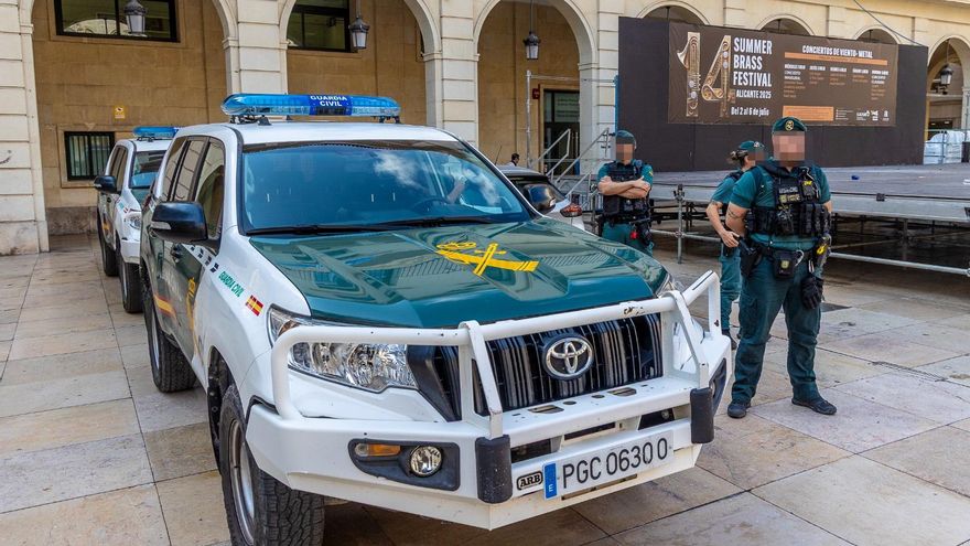 Despliegue policial en la Audiencia por un juicio de abusos de menores en Calp