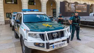 Despliegue policial en la Audiencia por un juicio de abusos de menores en Calp