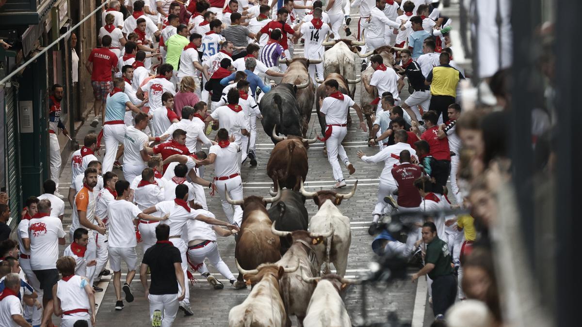 Octavo y último encierro de los Sanfermines 2022