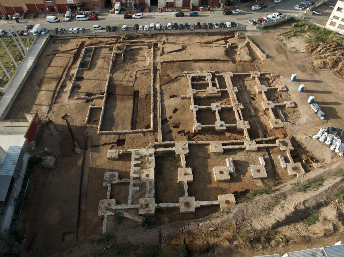 Imagen del yacimiento de Ca la Madrona de Mataró