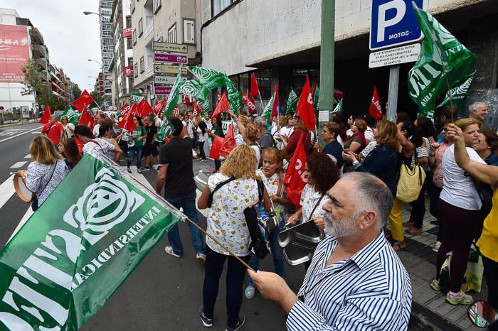 Huelga de trabajadores de los comedores escolares