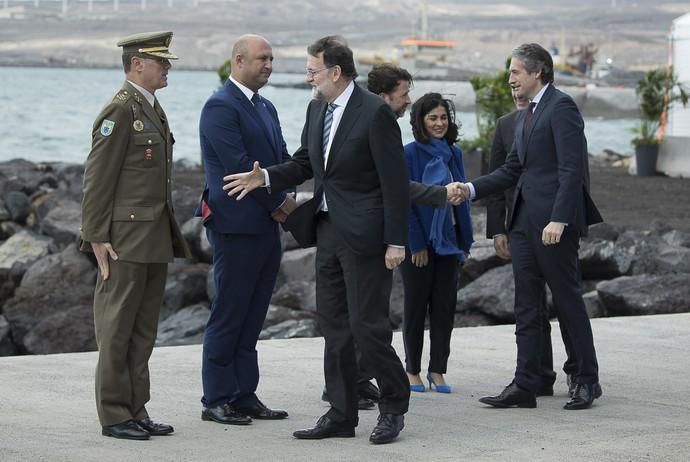 inauguración del puerto de granadilla por el ...