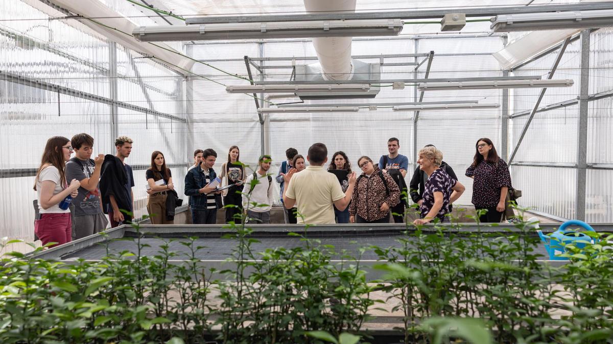 Alumnos durante la inauguración del programa formativo.