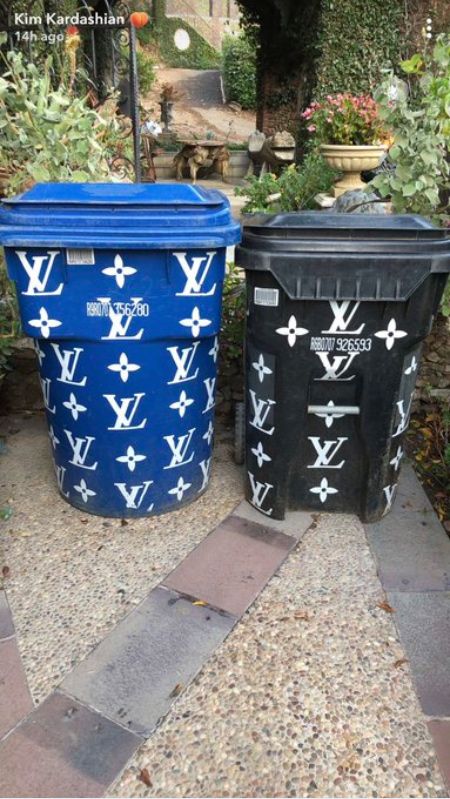 Los cubos de basura que le gustan a Kim Kardashian