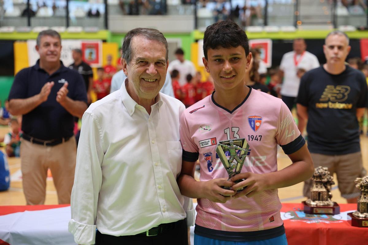 La entrega de medallas de la Vigo Cup, en imágenes