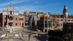 Visita al Recinte Modernista de Sant Pau, que ha estat restaurat i pròximament s’obrirà al públic.