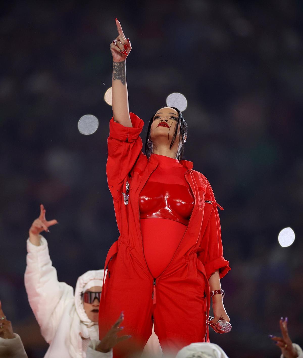 La actuación de Rihanna en la Super Bowl 2023, en imágenes