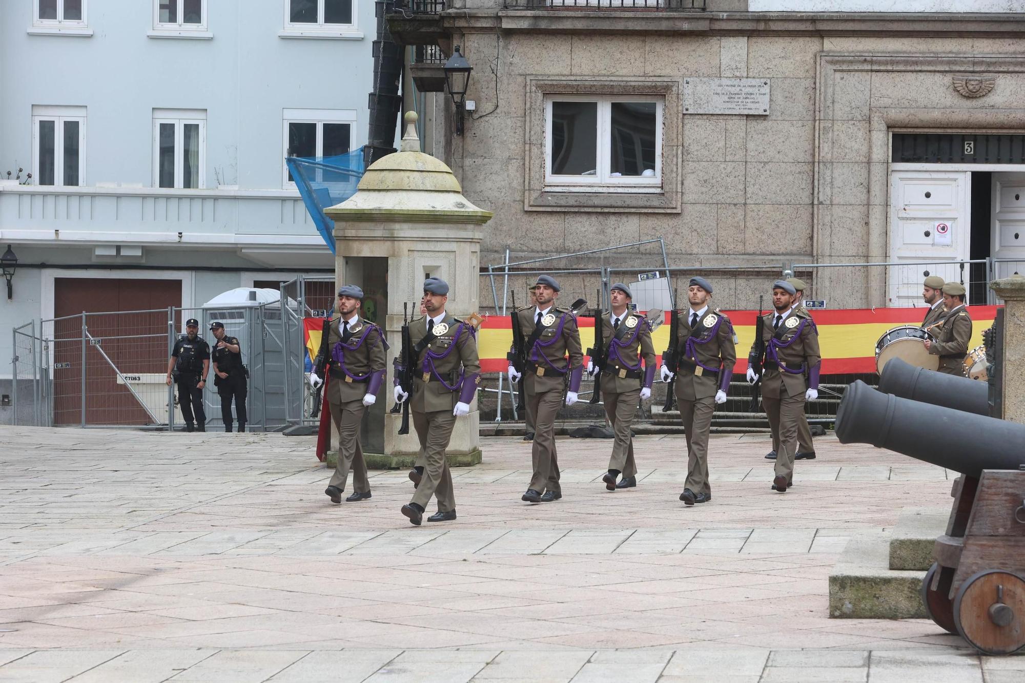 Actos en A Coruña por el 10º aniversario de Felipe VI como rey de España