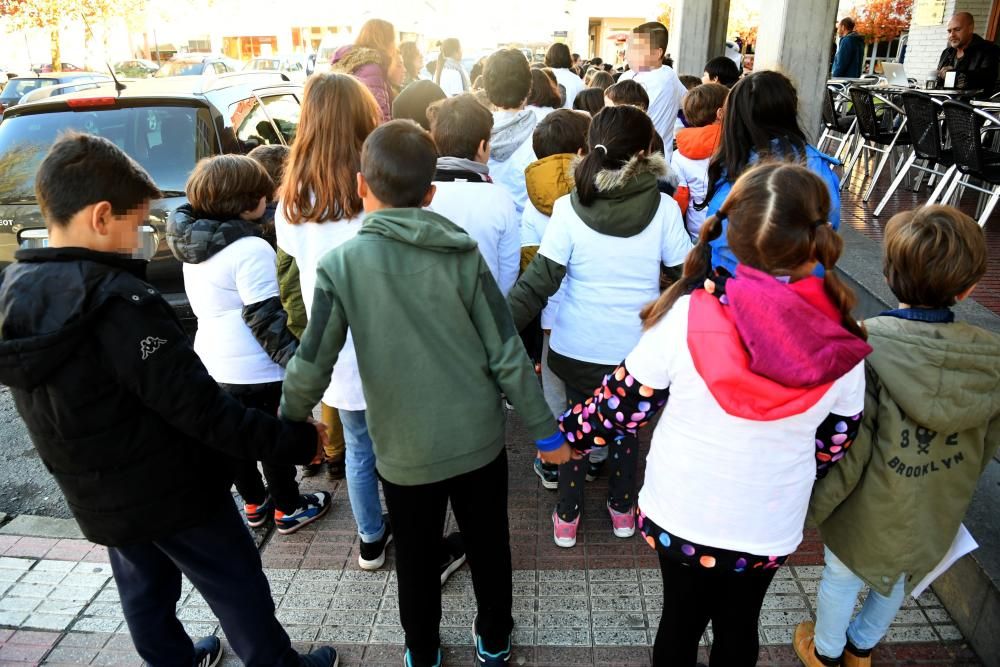 Patrulla de medio ambiente de escolares de Oleiros