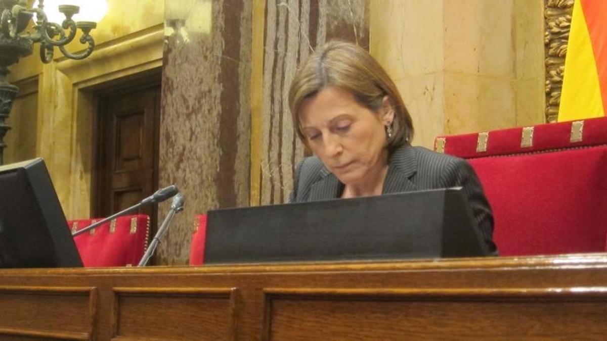 Imatge recurs de Carme Forcadell a la Mesa del Parlament