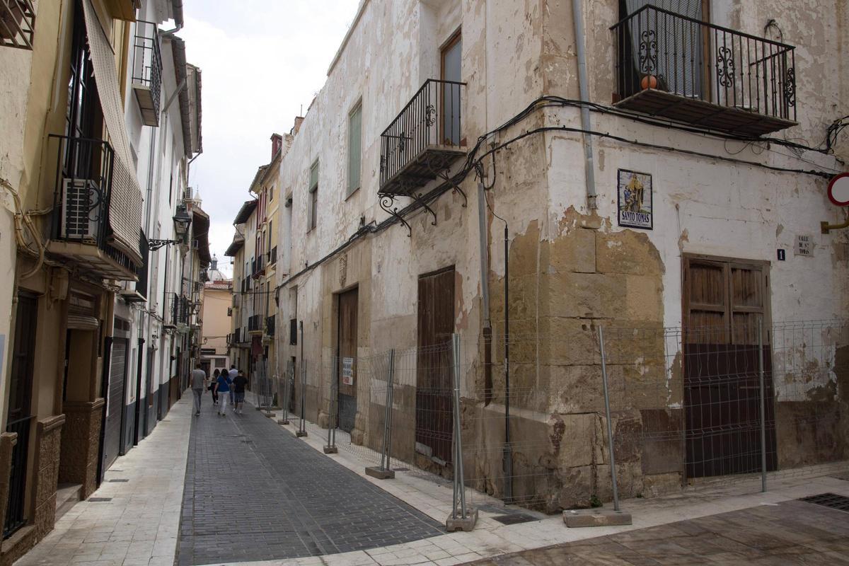 El Palacio de Luis Cerdá, en La calle Roca de Xàtiva.