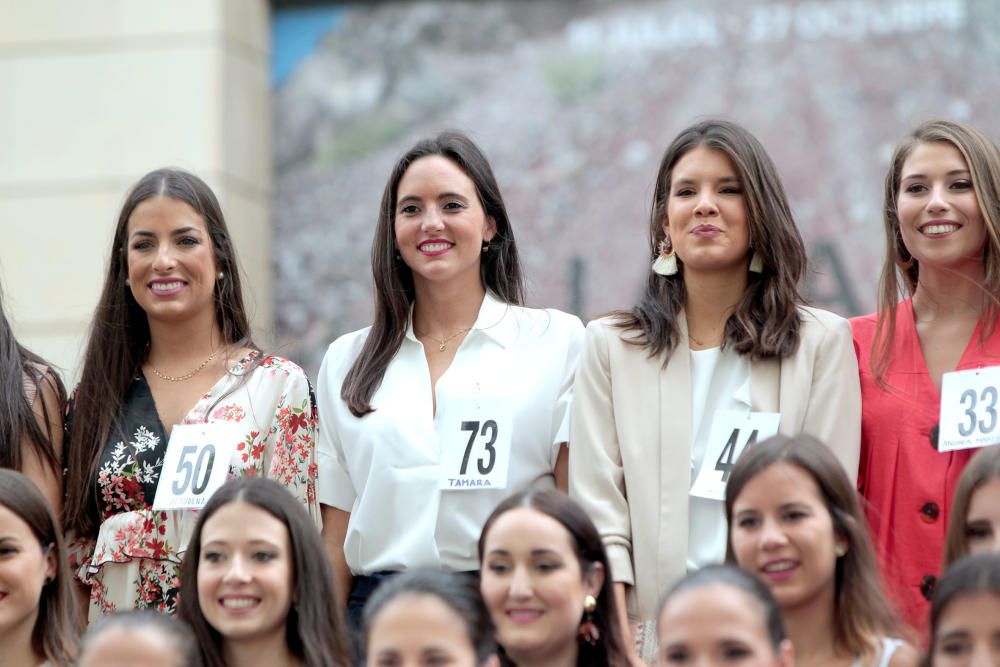 La aspirantes a fallera mayor de València visitan el IVAM