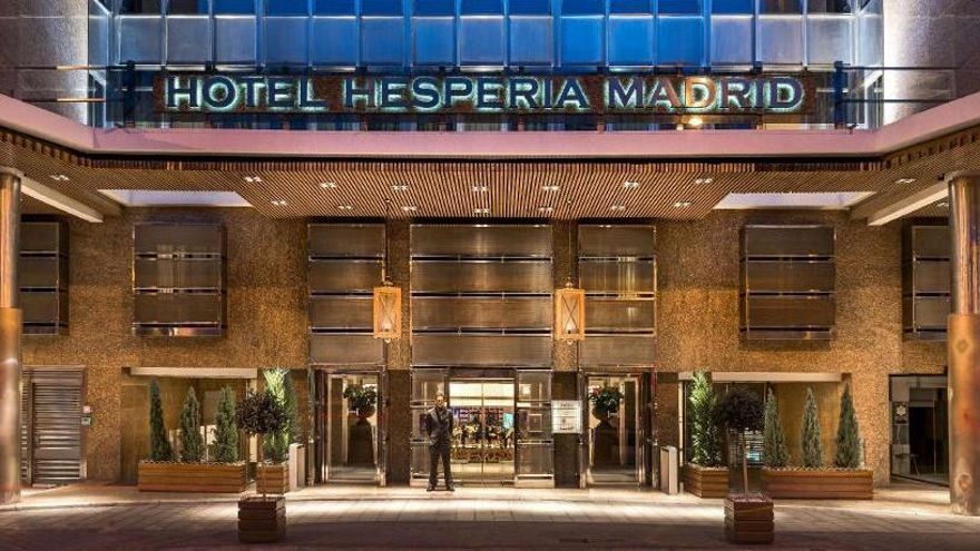 Entrada del Hyatt Regency Hesperia Madrid