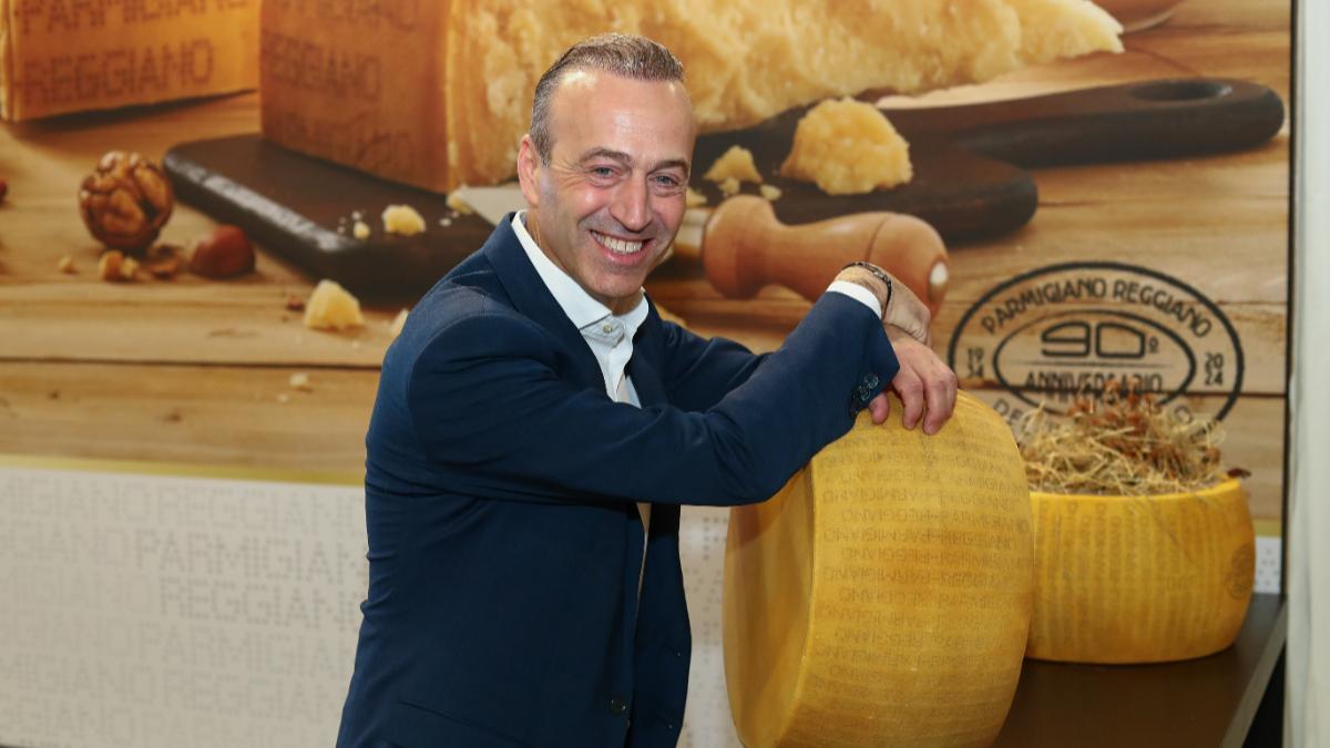 Nicola Bertinelli, presidente del Consorcio del Parmigiano Reggiano.