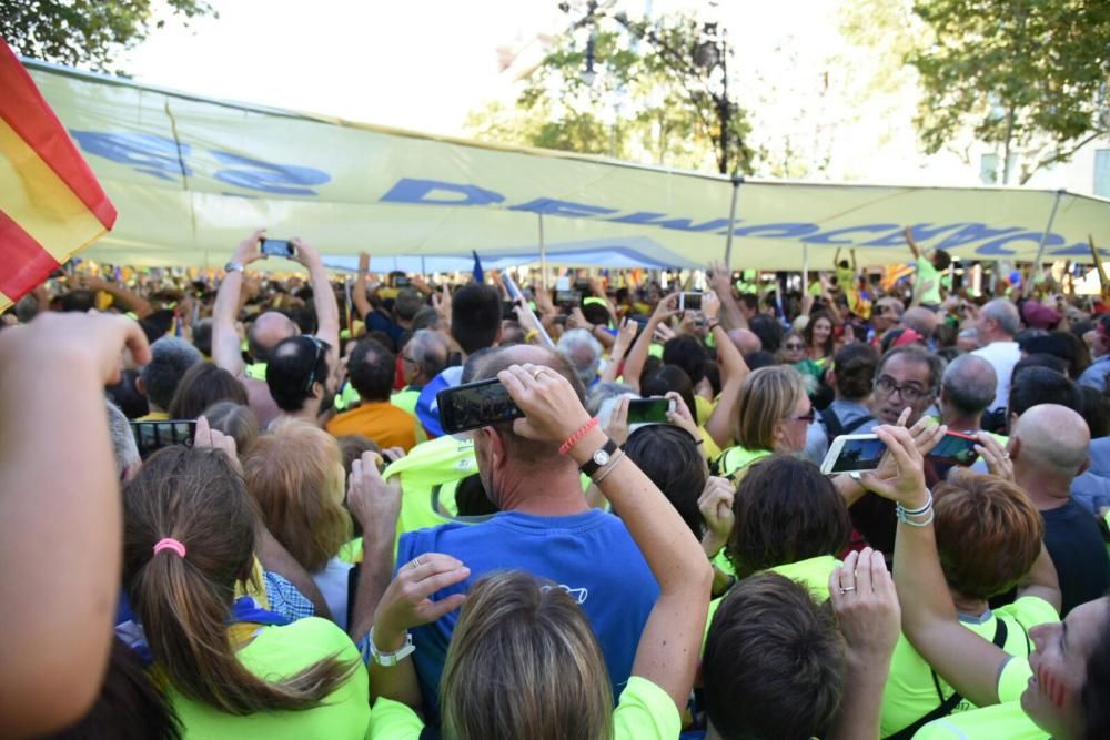 Bagencs a la concentració de Barcelona.