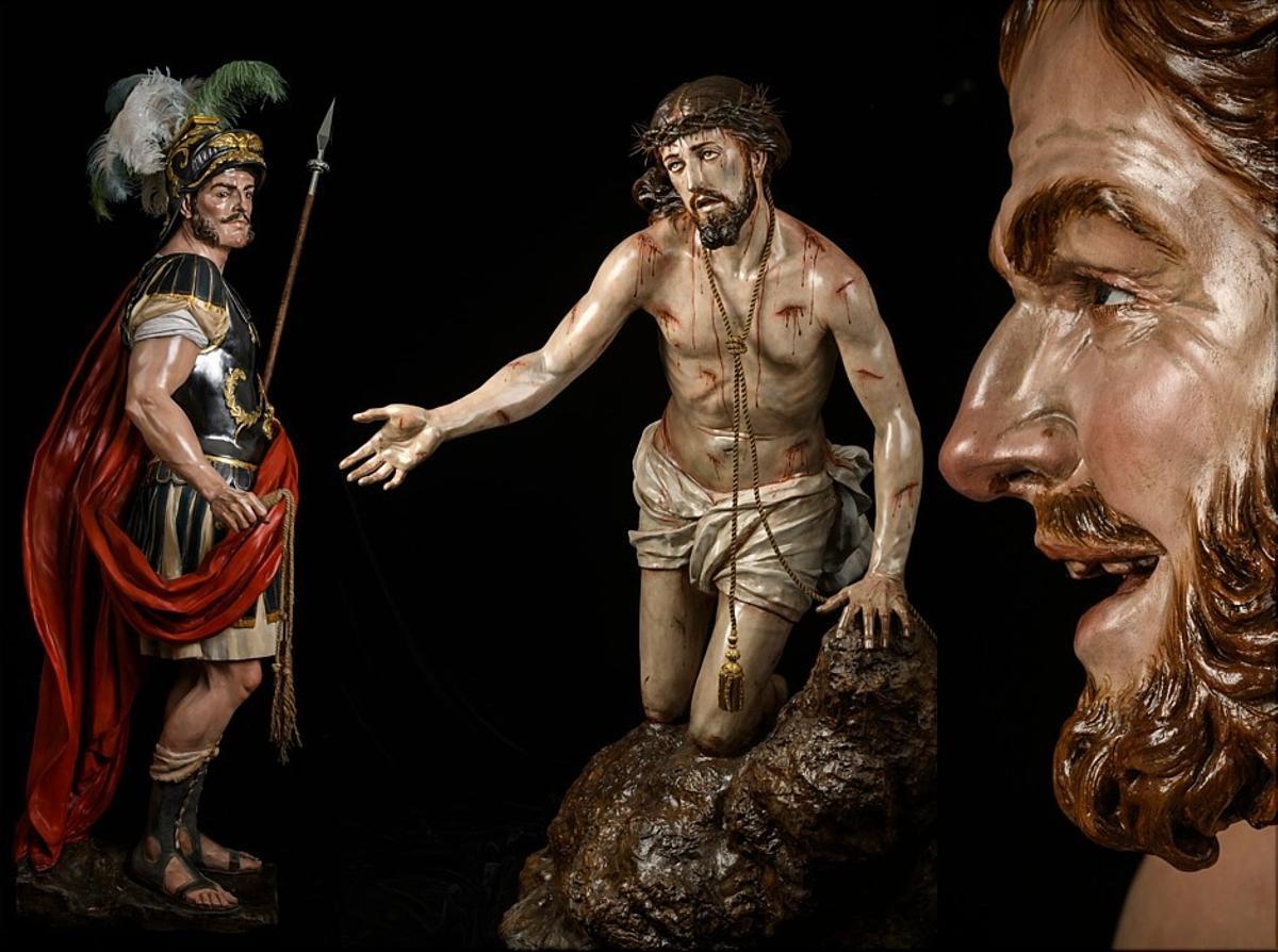 La escultura realizada por los 'hermanos Cava'.