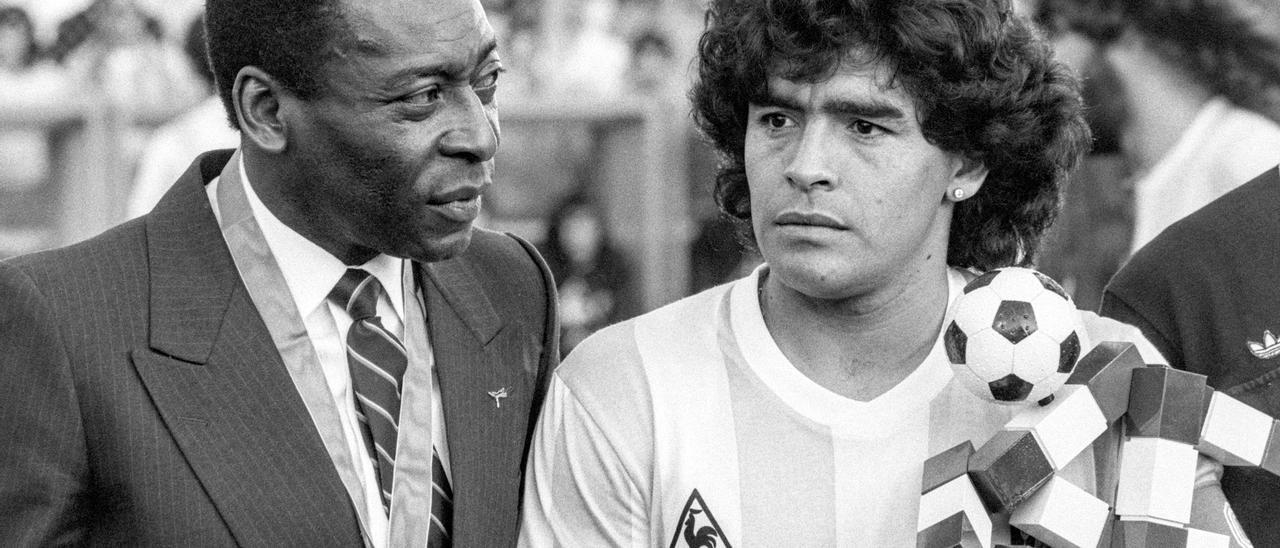 Pelé y Maradona jugarán juntos en el cielo