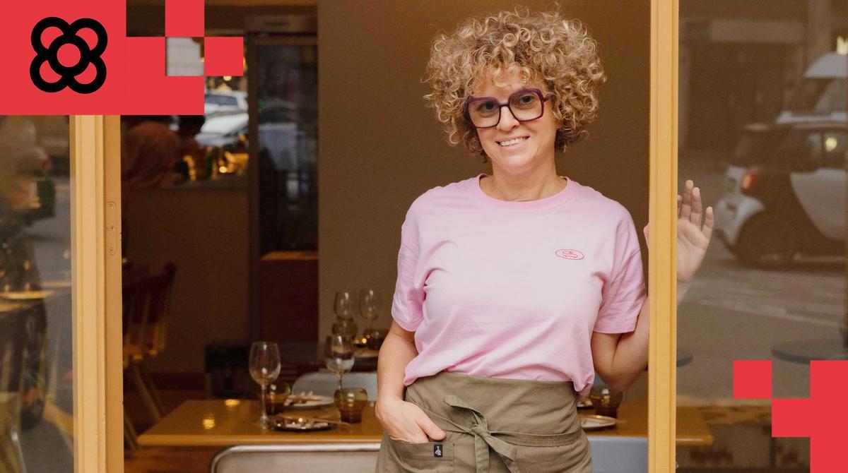 La chef Ronit Stern, en la puerta de Superauto, el último restaurante que ha abierto.