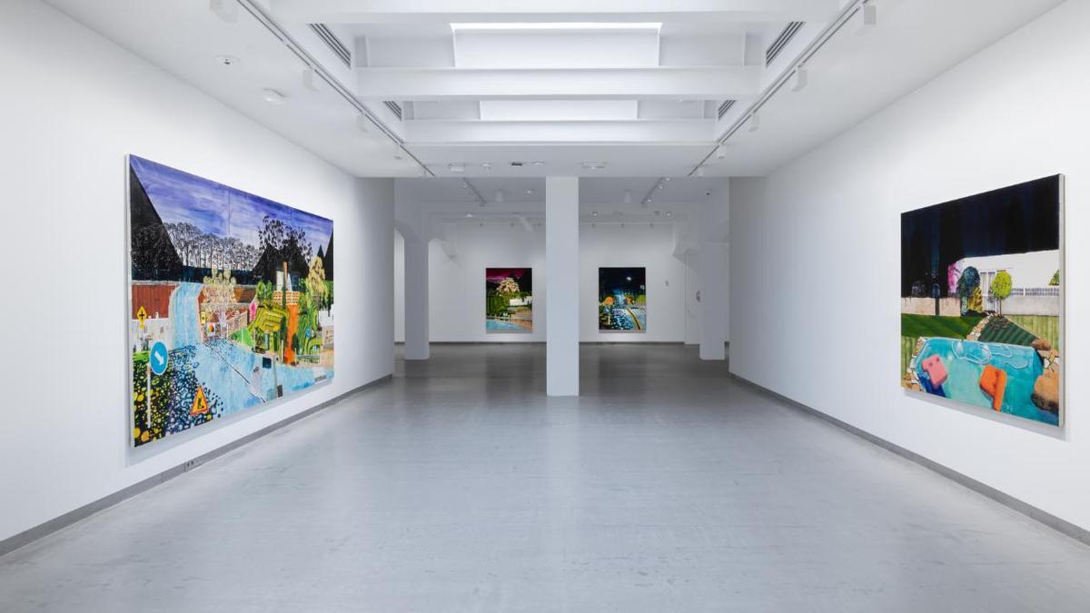 Vista de la exposición de William Mckinnon en Bowman Hal, la nueva galería de la Colección Solo.