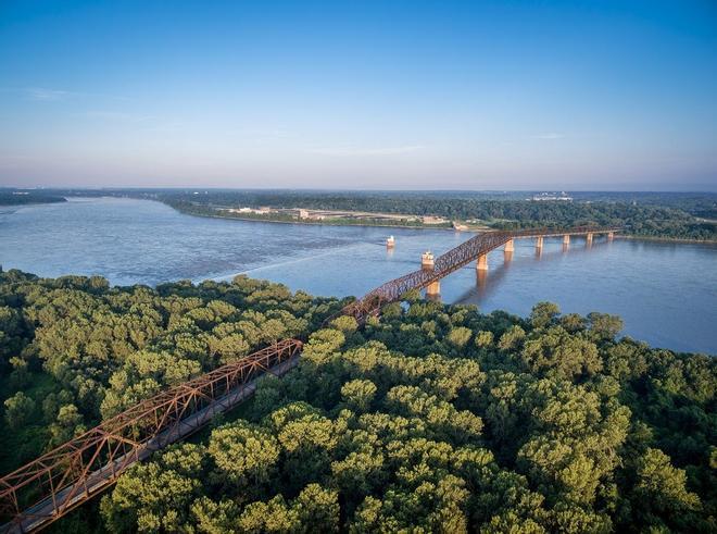 Ruta 66 viejo puente Old Chain of Rocks Bridge