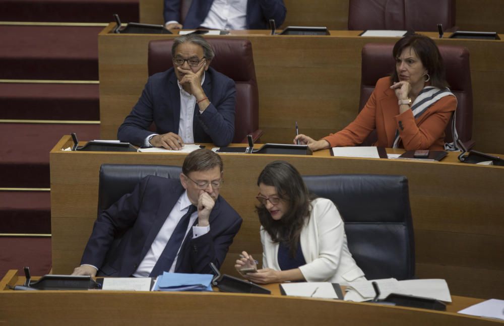 Segunda sesión del pleno de investidura de Puig