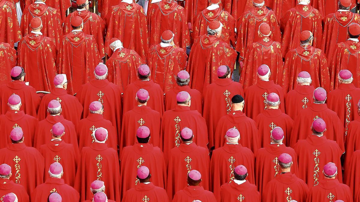 Un grupo de cardenales.